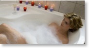 woman in tub
